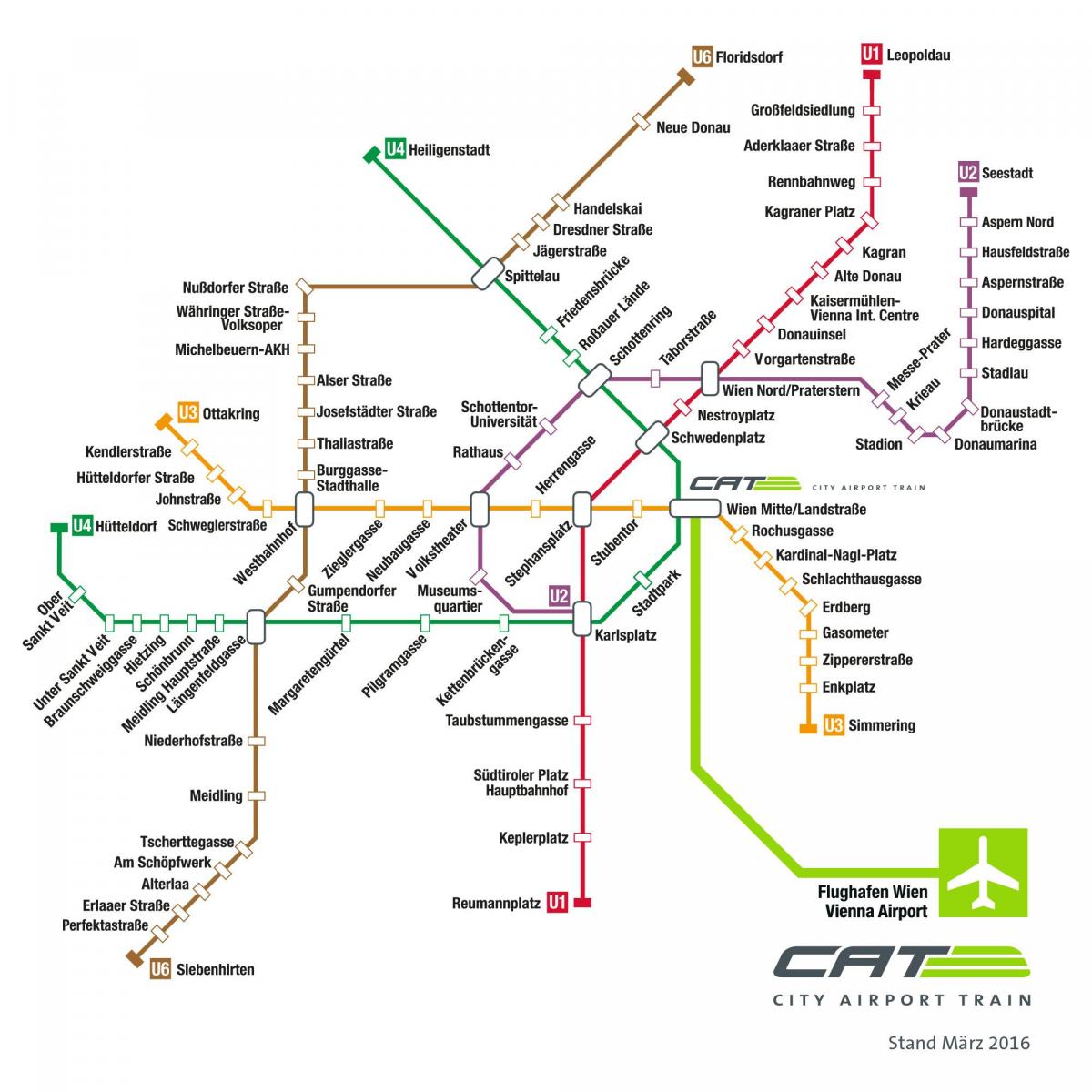 Wien trem mapa