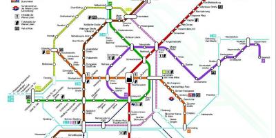 Estação de metro de viena mapa