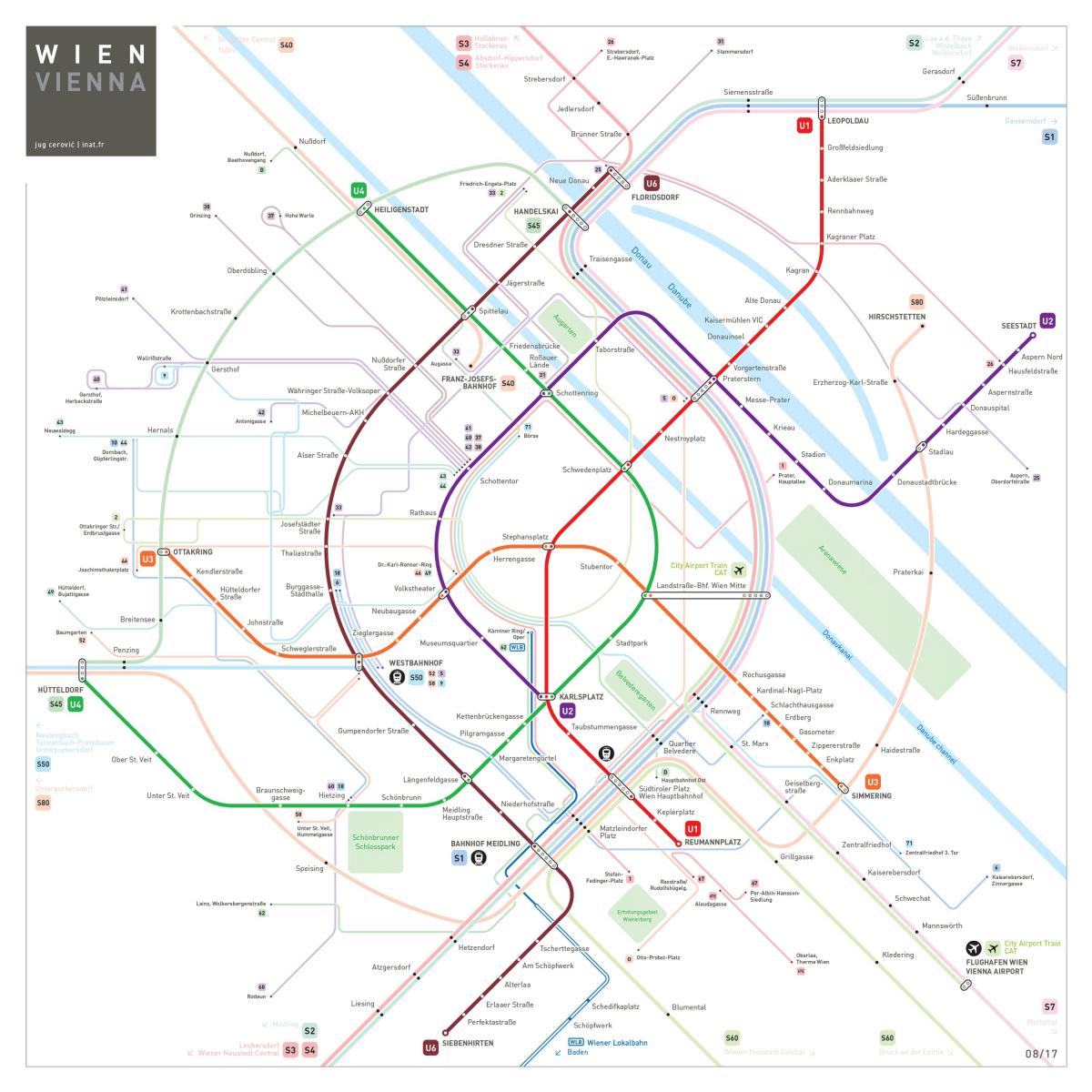 Mapa do u4 Viena