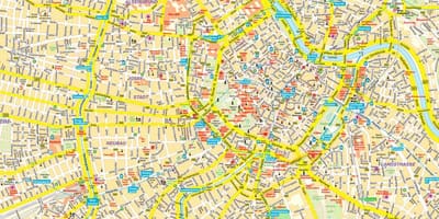 Viena, cidade do interior mapa