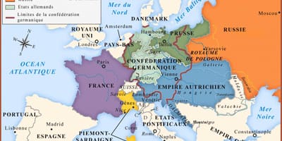 Mapa de Viena e em países vizinhos